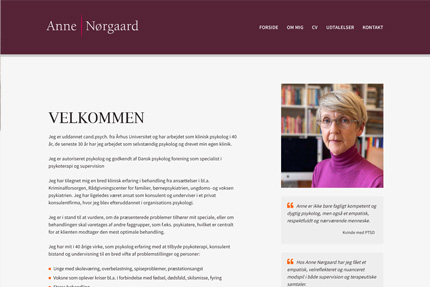 Psykolog Anne Nørgaard